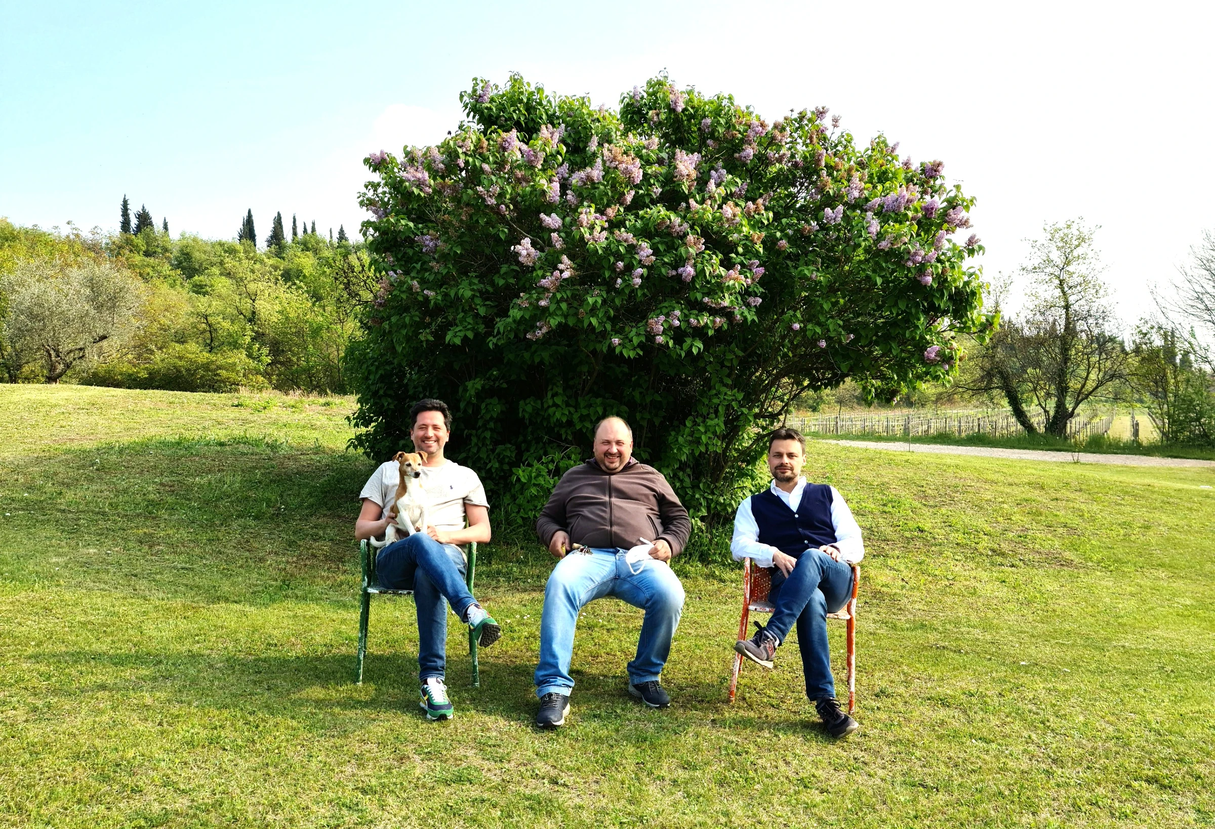 Un momento insieme tra le vigne